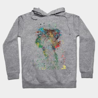 Ostrich peeking Hoodie